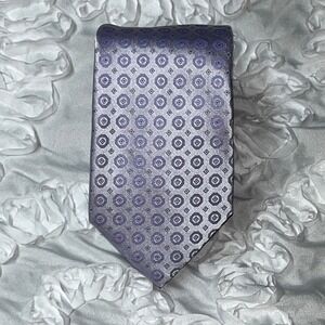 Calvin Klein Men's Classic Hexdot Medallion Silk Blend Necktie NWT MSRP 69.50